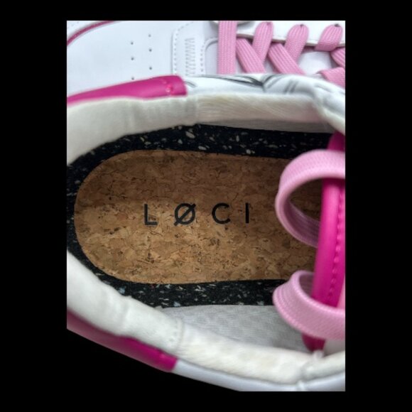 LØCI NEO Nicki Minaj // CHUN LI Sneakers-White/Fuchsia/Pink - Size US 11 / EU 43 - Picture 7 of 11